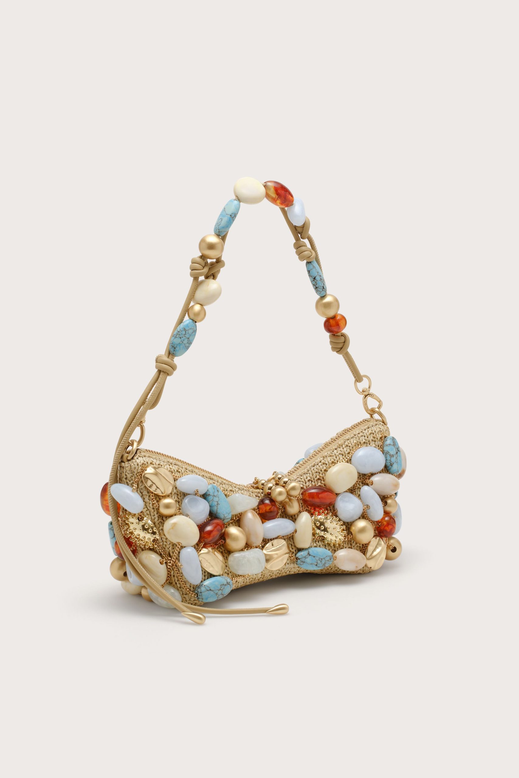 MERCIER MINI SHOULDER BAG - IBIZA TURQUOISE BAUBLE MULTI - Image 5