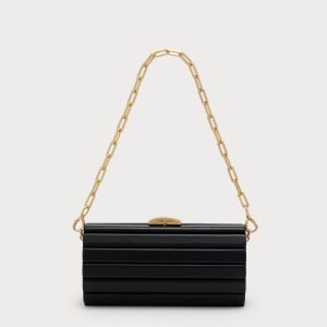 MINI ROLIE POLIE CLUTCH - BLACK