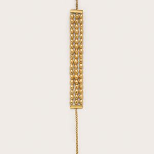NORA CHOKER - GOLD FOILED WOOD