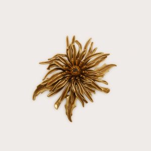 OCTAVIA BROOCH - ANTIQUE BRASS