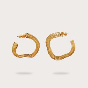 PALAIS EARRING - BRUSHED BRASS