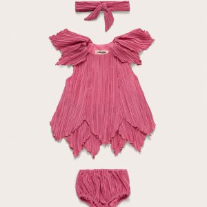 BABY PETAL DRESS & BLOOMER - ROSETTE