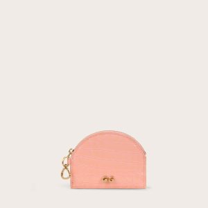 ALETA ZIP CARD CASE - ROSEATE