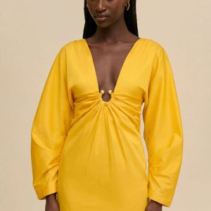 QUESTRA DRESS - MARIGOLD