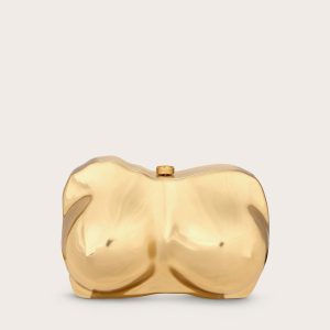 REINA CLUTCH - BRUSHED BRASS