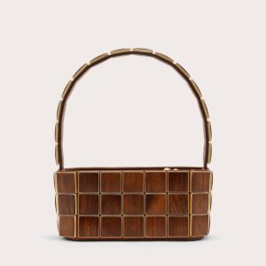 ROMY SHOULDER BAG - WALNUT
