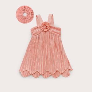 KIDS ROSALIE DRESS - PETAL PINK