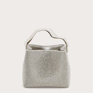 SOLENE MINI RHINESTONE BAG - CLEAR
