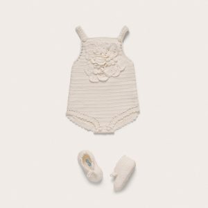 BABY SHAH JUMPSUIT SET - OFF WHITE