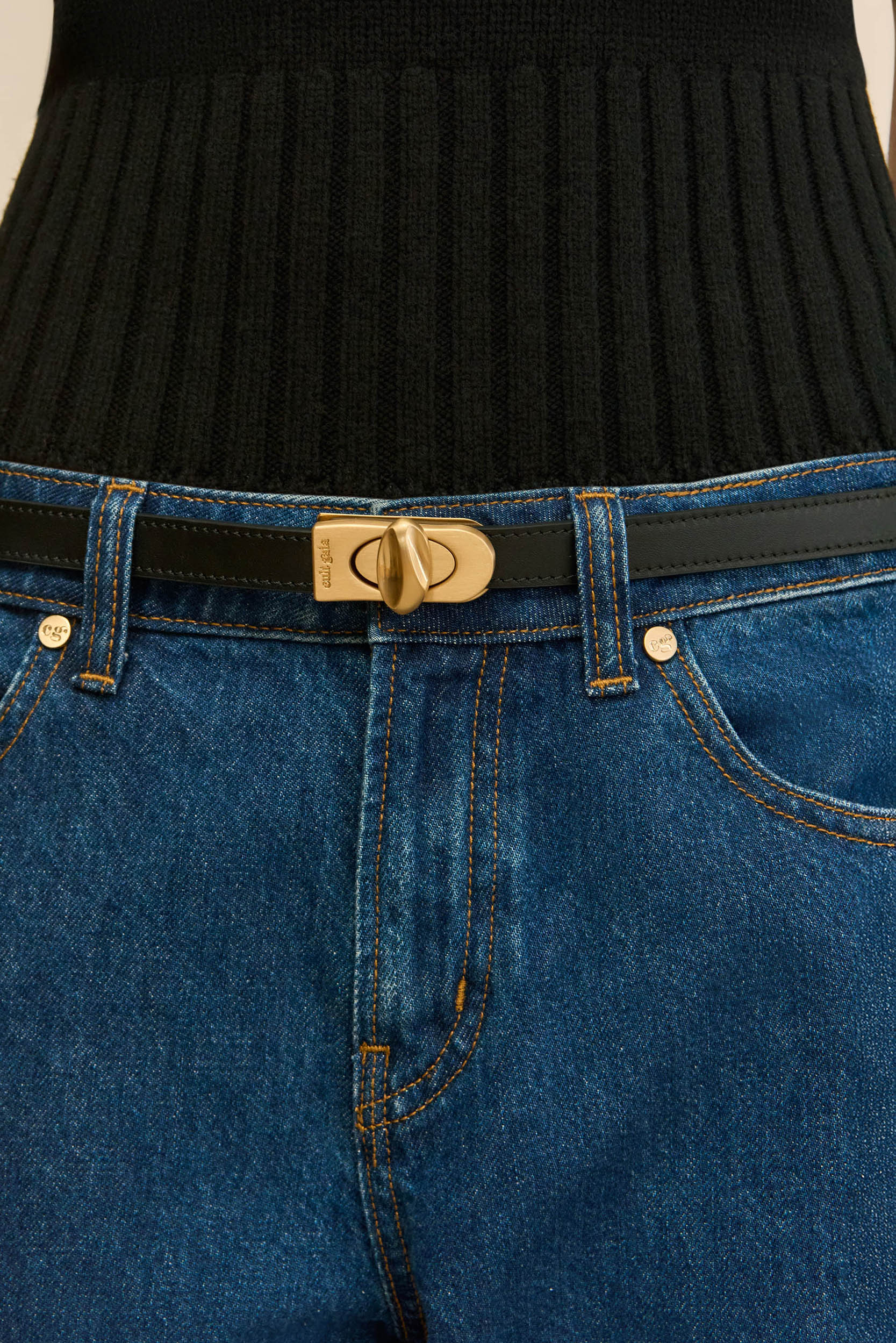 YASMIN BELT - BLACK - Image 6
