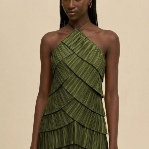 VARSHA DRESS - DEEP PASTURE