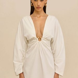 QUESTRA DRESS - OFF WHITE